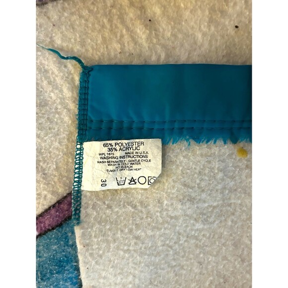 Vtg Disney Lion King Blanket Twin Throw Size 90s, Simba, Timone, Pumba, Nala - Picture 6 of 12